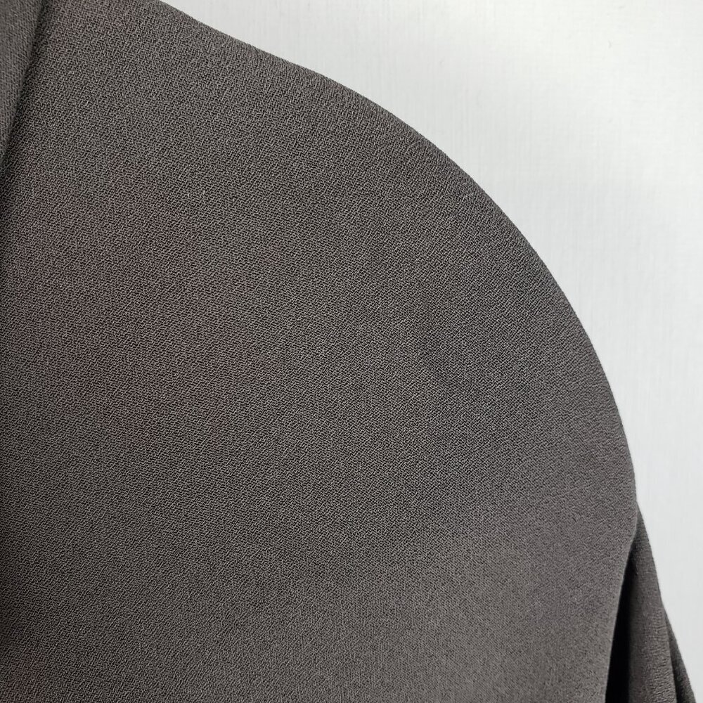 Diane von Furstenberg Hatsu CB Layered Silk Crepe de Chine Shirt Dress Womens L - Picture 5 of 12